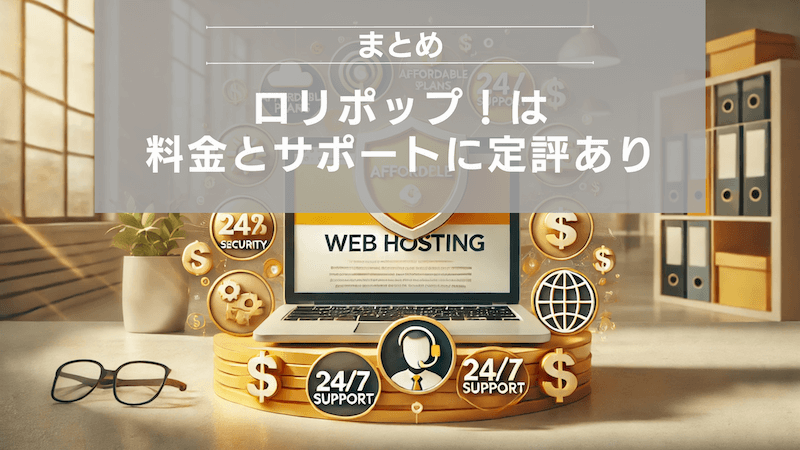 まとめ：ロリポップ！は料金とサポートに定評あり