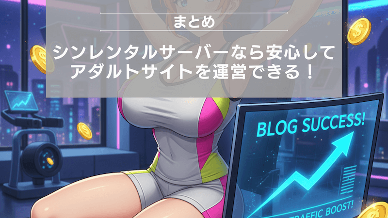 まとめ:シンレンタルサーバーなら安心してアダルトサイトを運営できる!