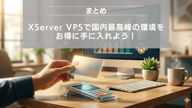 まとめ：XServer VPSで国内最高峰の環境をお得に手に入れよう！